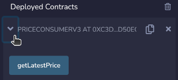 Remix Deployed Contracts Section